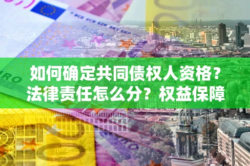 北京如何确定共同债权人资格？法律责任怎么分？权益保障技巧揭秘！