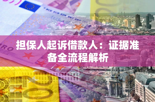 北京担保人起诉借款人：证据准备全流程解析