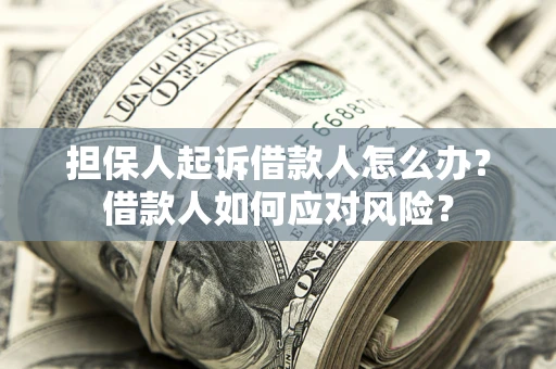 北京担保人起诉借款人怎么办？借款人如何应对风险？